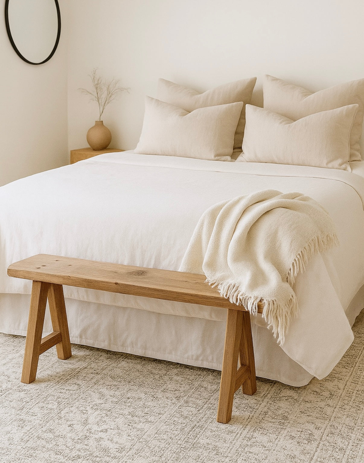 The Hearthwood Oak Bench